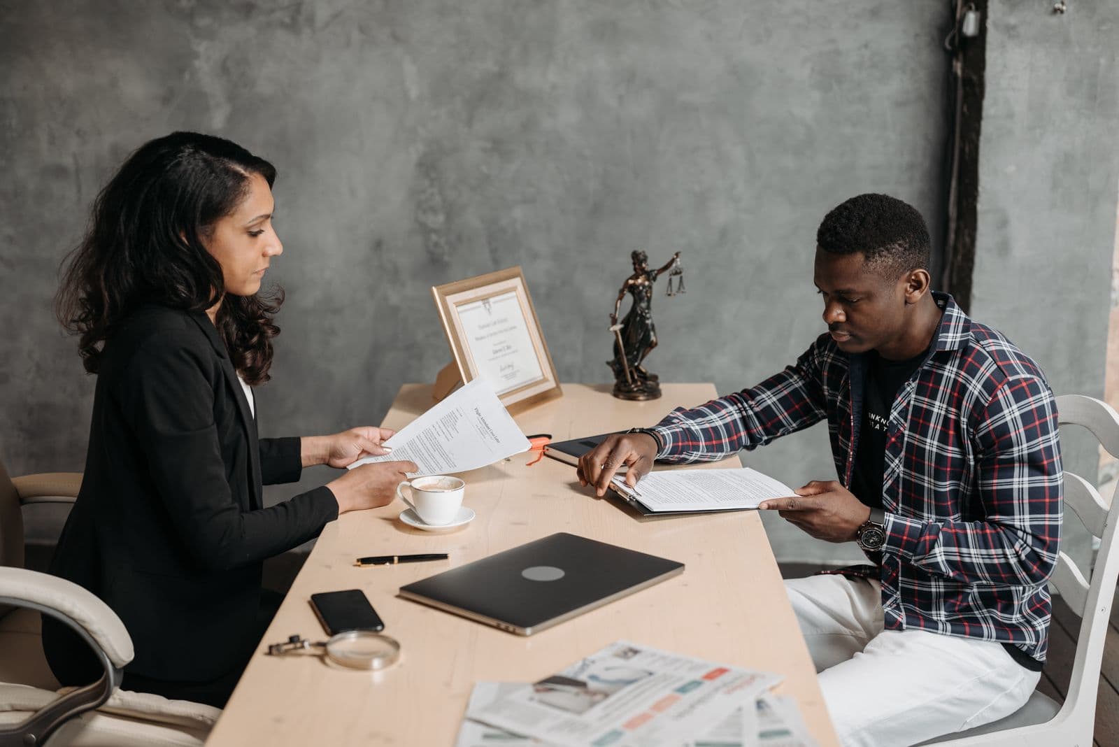 Financial reports and bookkeeping documents prepared for law firm review